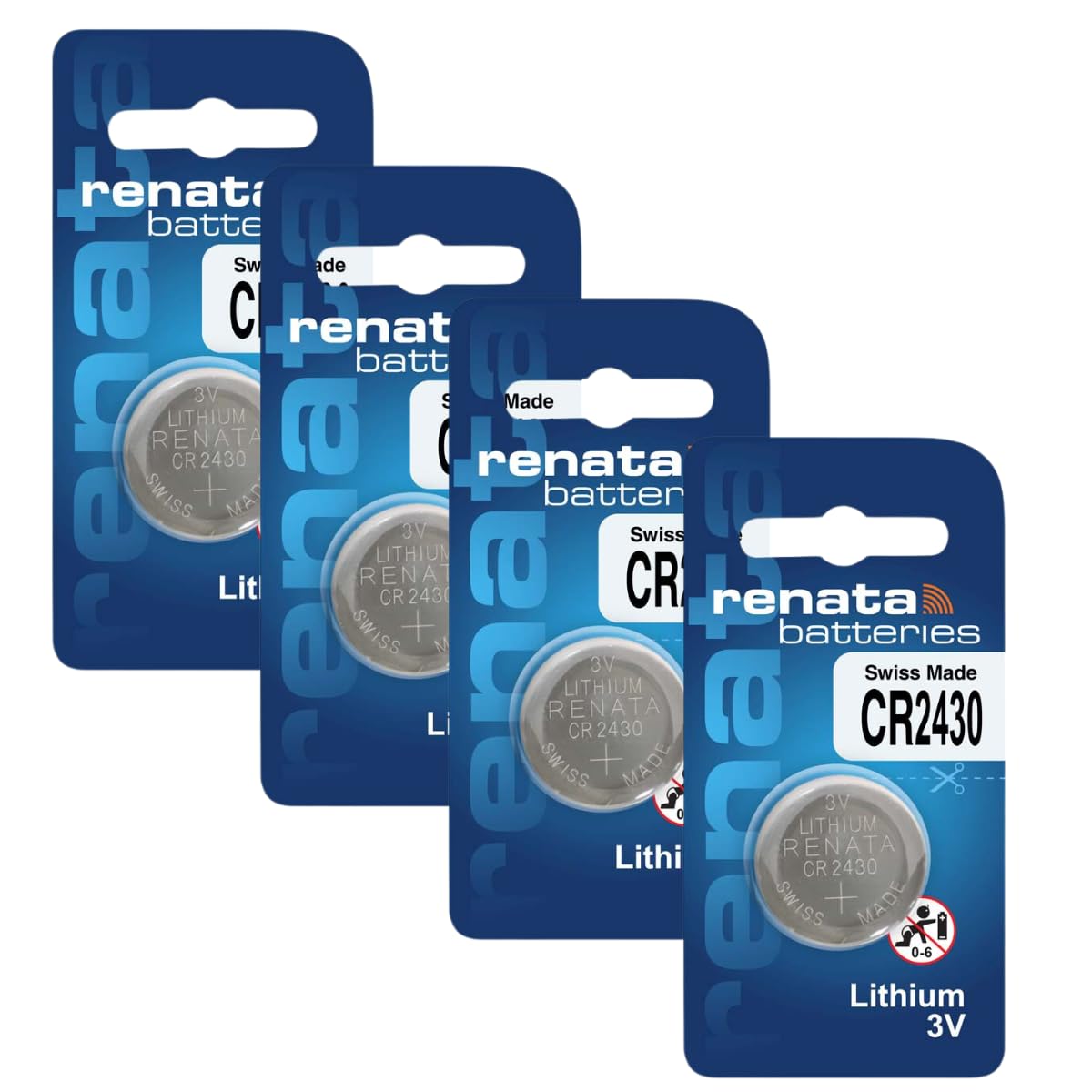DEVICE OF URBAN INFOTECH Renata CR2430 Batteries - 3V Lithium Coin Cell Swiss Made CR 2430 Battery (CR2430, Pack of 4)-image-43