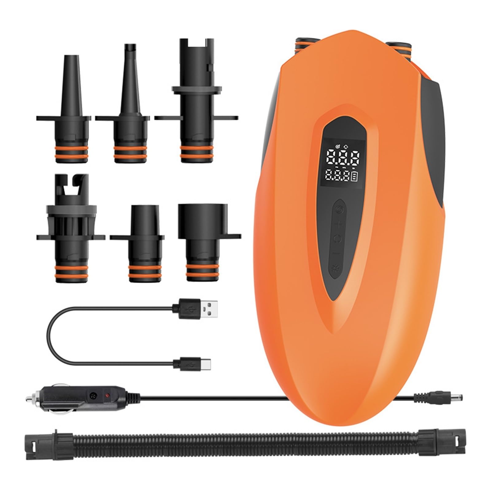 Amazon.co.jp: 空気入れ SUP電動ポンプ ポータブル 自動シャットオフ