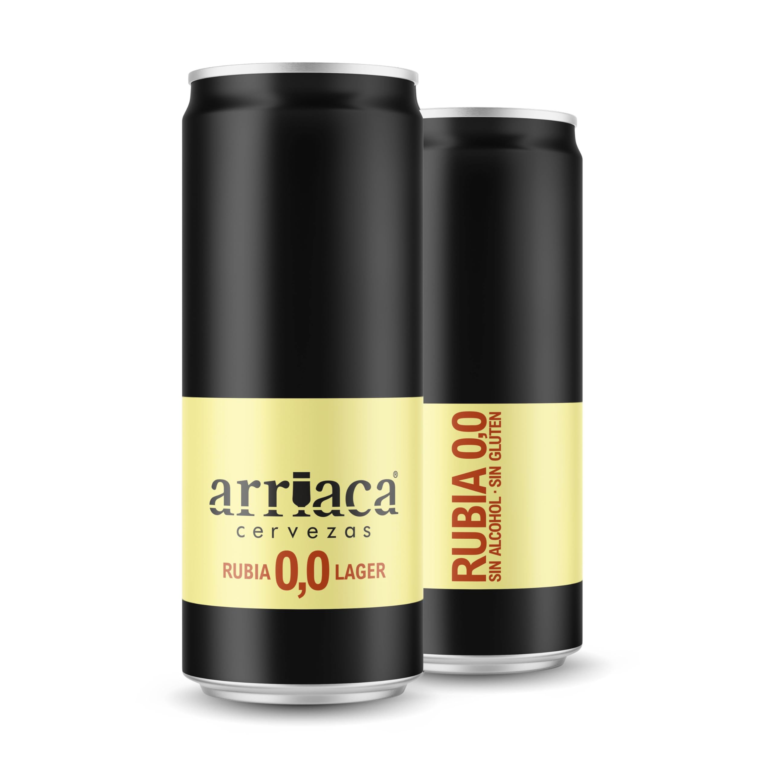Cerveza Premium Arriaca IPA SIN ALCOHOL Y SIN GLUTEN en Pack Fabricación Artesanal (24 Latas 33cl)