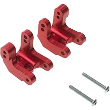 CNC Aluminum Alloy Shock Absorber Lower Fixing Seat RC Upgrade Parts for LOSI 1/8 LMT 4WD Solid AXLE Monster Truck RC Car Red