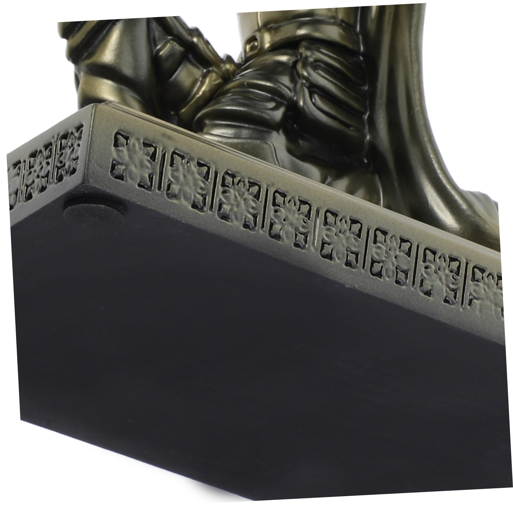 jojofuny Portapenne Guerriero in Resina Piccolo Base Stabile, Portapenne Cavaliere Corazzato Decorativo per Scrivania Ufficio e Supporto Versatile per Pennelli Trucco