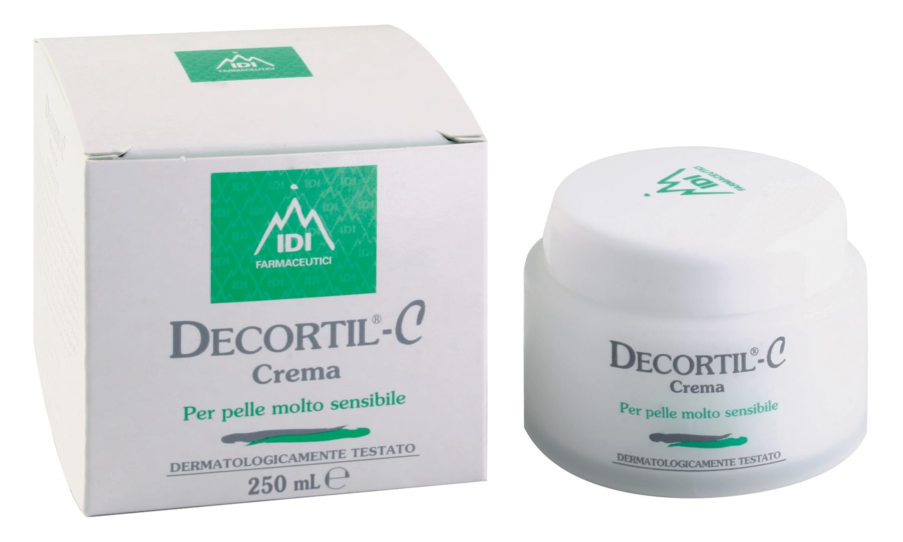 Decortil C Crema Idratante Viso e Corpo Pelle Sensibile, 250ml