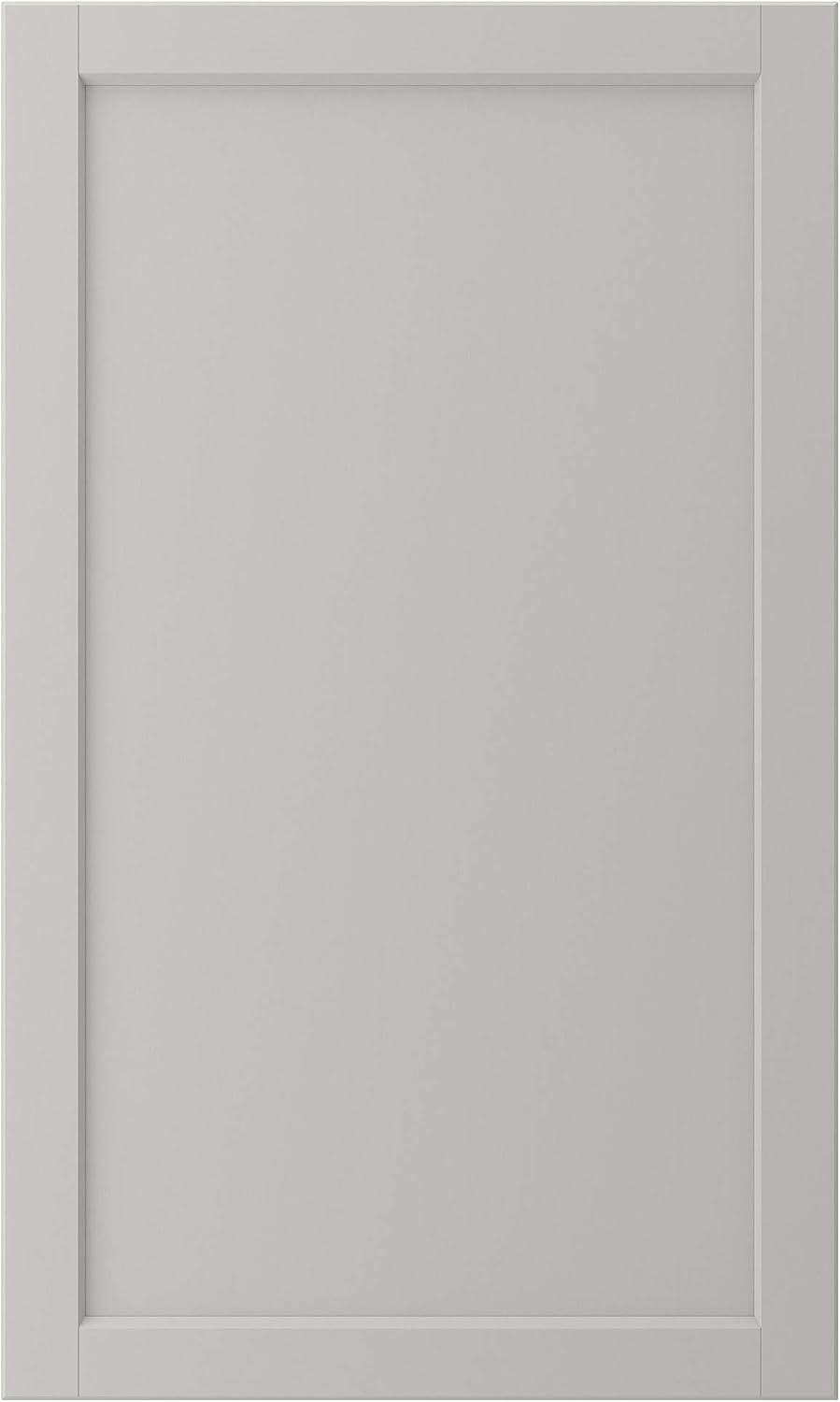 LERHYTTAN Door, light grey, 60x100 cm