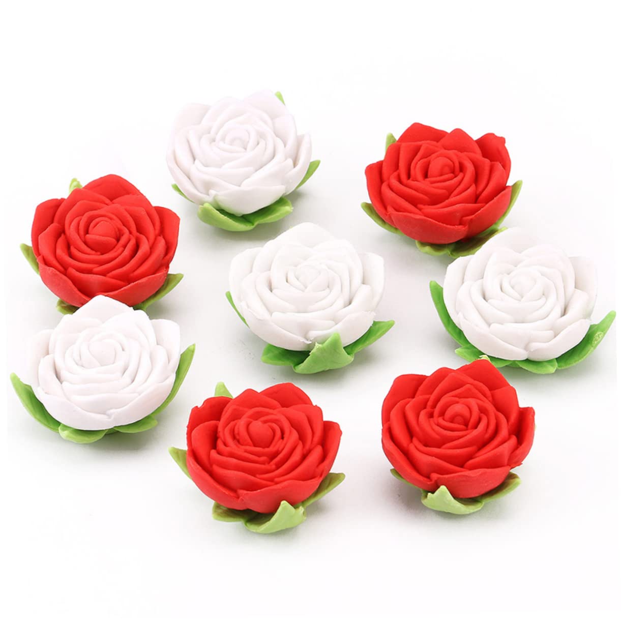 SHINEOFI 24pezzi Forma Rosa Gomme Per Cancelleria Colorata Per Matite Per Cancelleria Creativa