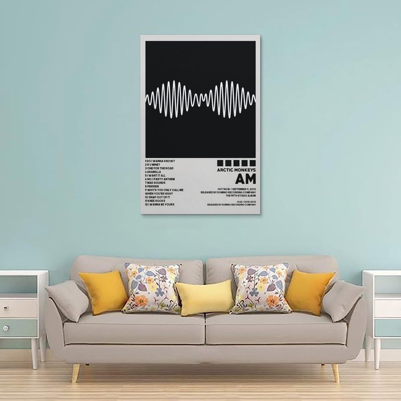 KANCH Poster Su Tela Arctic Monkeys - Favourite Worst Nightmare, Stampe Da Parete Per Camera, Regalo