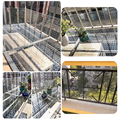 Mallas de plástico perforadas impermeables de alta resistencia para balcón y ventana 4