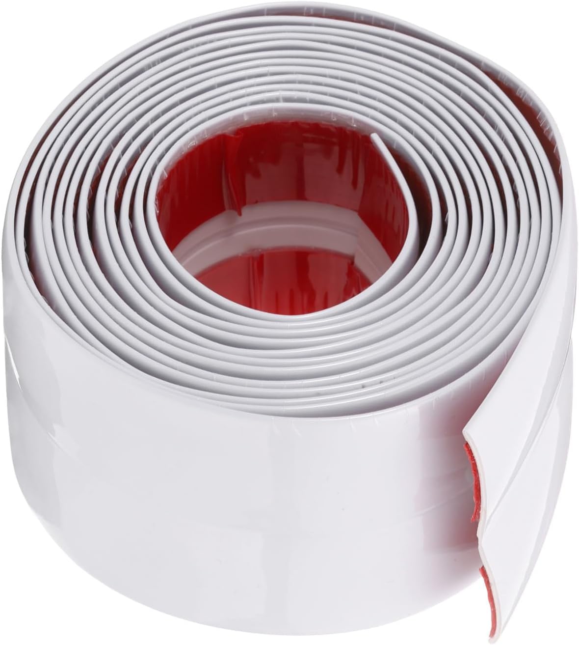 HARFINGTON Wall Molding Trim 2.4" 10 ft Flexible Caulk Strip Peel and Stick Wall Corner Protector Self Adhesive Wall Molding Strip for Wall Edge Nook Ceiling, White