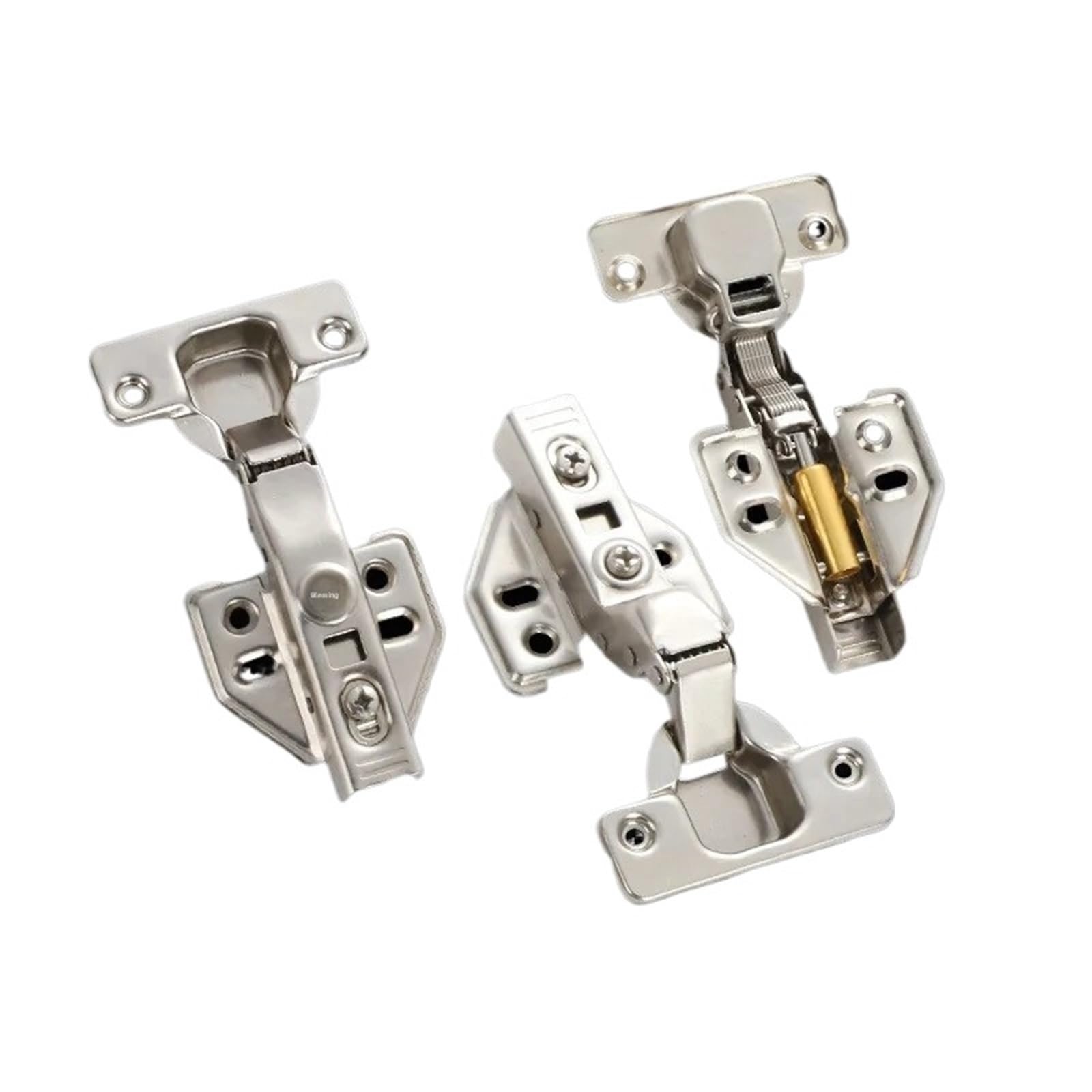 Kdhcvkz One Color 1Pcs Stainless Steel Cold Rolled Steel Hinges Spring Door Hinges(1.2 Hydraulic Middle Bend)