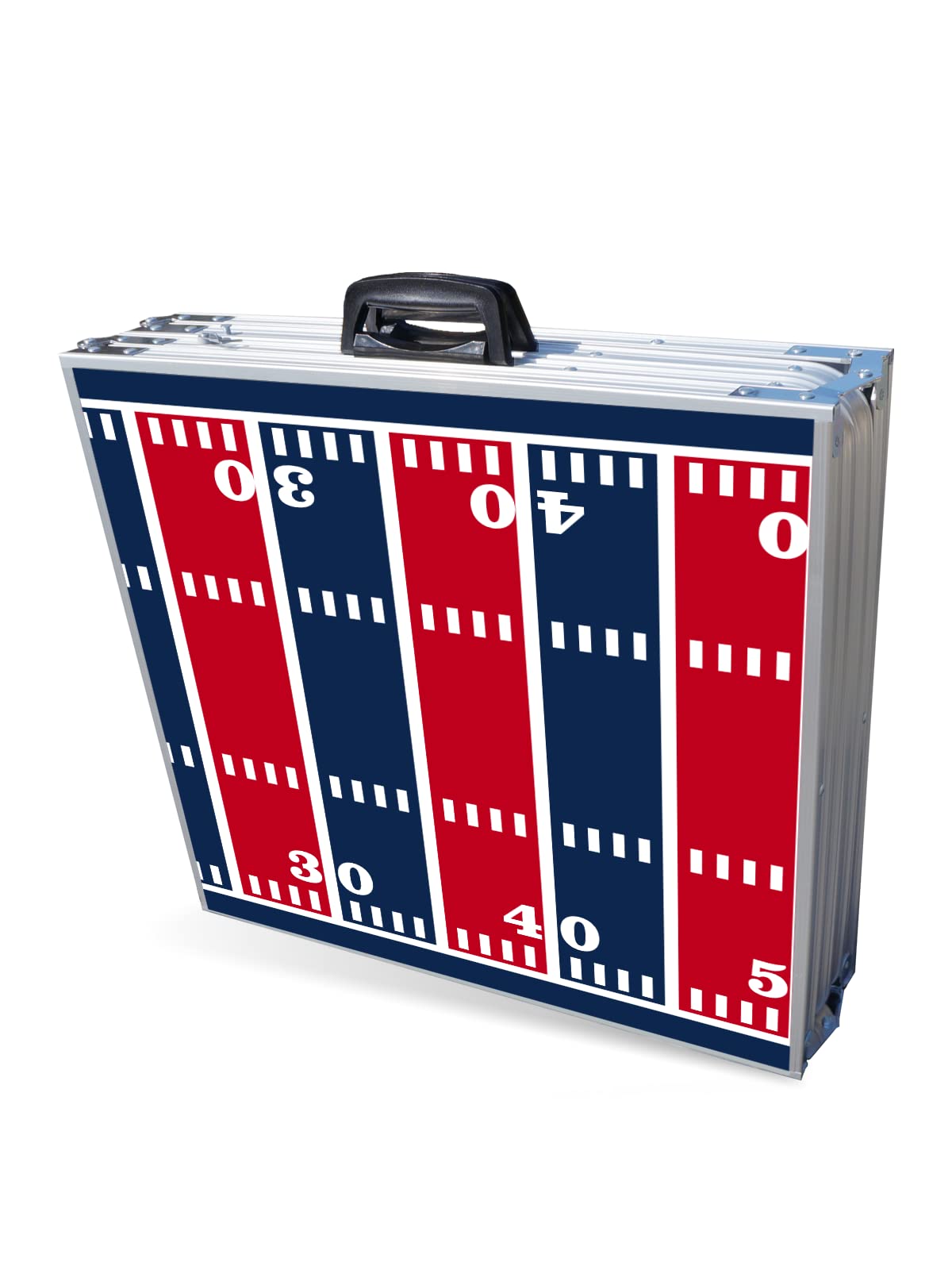 8-Foot Professional Beer Pong Table w/LED Lights - New England Football Field