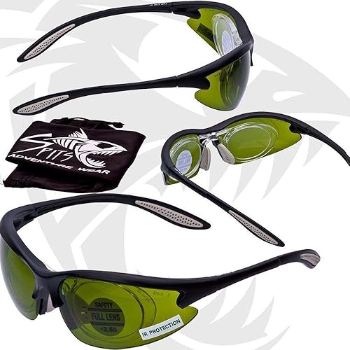 MAG-Weld IR3 o IR5 Antorcha Gafas de seguridad de soldadura con adaptador de lupa completo