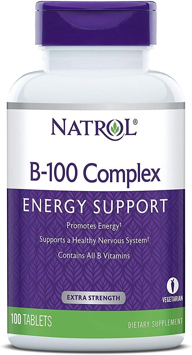 Natrol - B-100 Complex, 100 mg, 100 tablets
