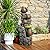 45.67''H Water Fountain Outdoor with Planter Pot 5 Tiers Cascading Waterfall Garden Fountains Indoor LED Lights Water Feature Decor for Porch Patio Backyard Deck