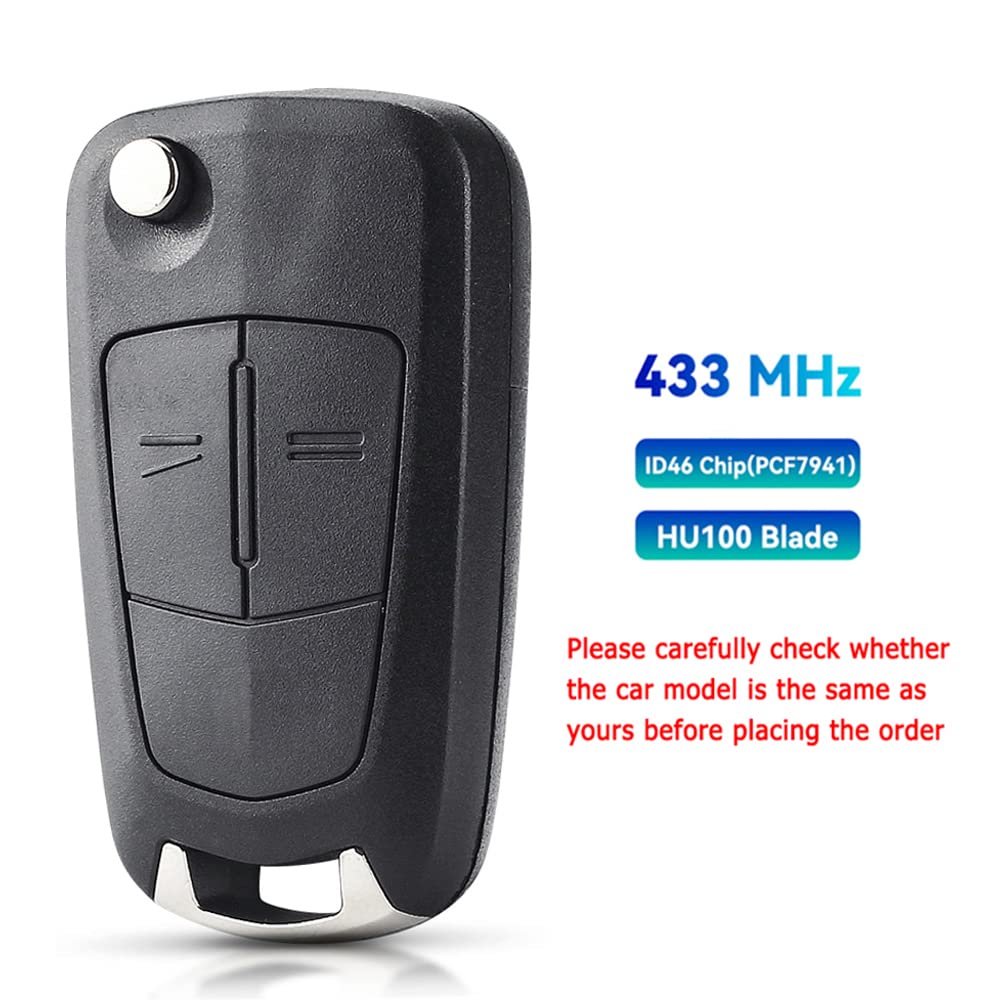 Kwmobile Funda Compatible Con Opel Vauxhall Llave De Coche