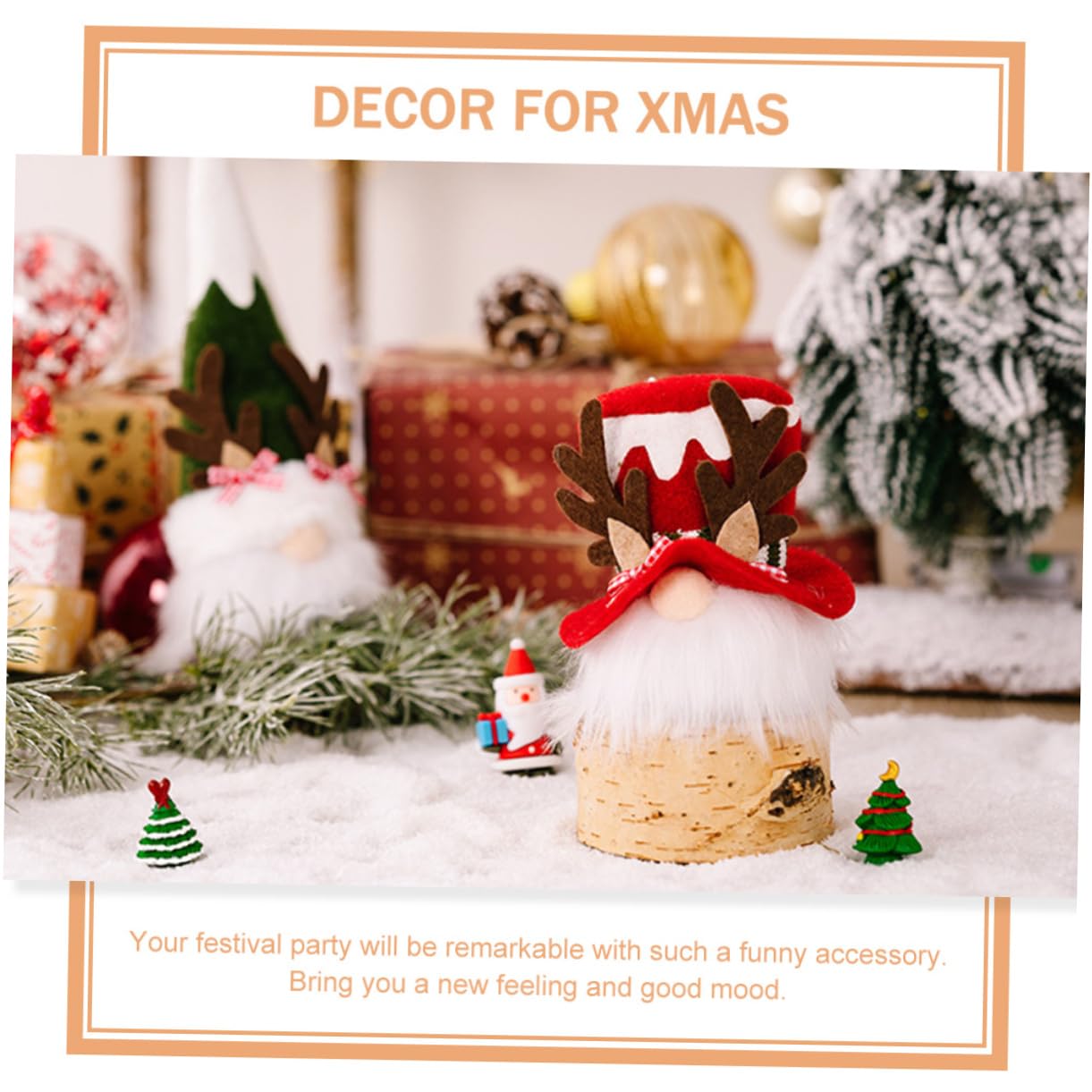 IMIKEYA 6 Stk Weihnachtsdekorationen Weihnachten Plüschzwerge Weihnachtsbaum Hängender Gnom Weihnachtszwergpuppe Christbaumschmuck Beleuchtete Zwerge Weihnachten Aufleuchten Colorful Stoff