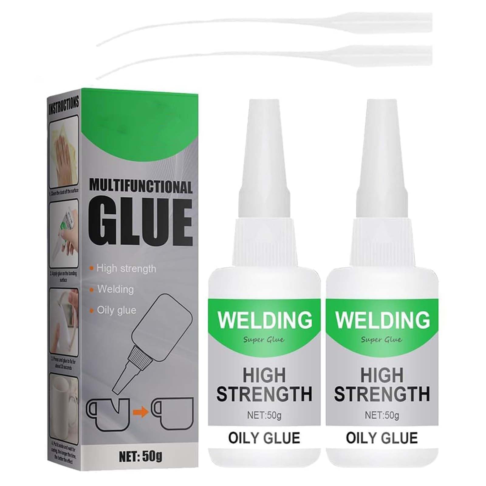 High-Strength Welding Oily Glue, 2025 New Multifunctional Universal Glue Super Glue Fast Repair, Instant Bonding, Strong Adhesion, Repairs for Metal,