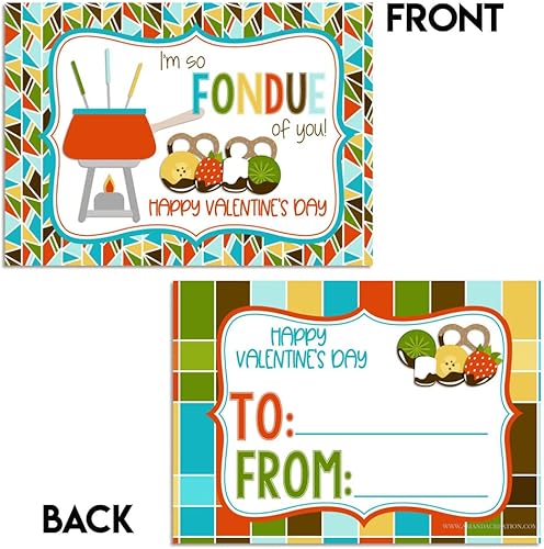 Miniatura 7 de Amanda Creation Tarjetas de intercambio con temática de San Valentín para niños para regalar a amigos y compañeros de clase, treinta (30) tarjetas