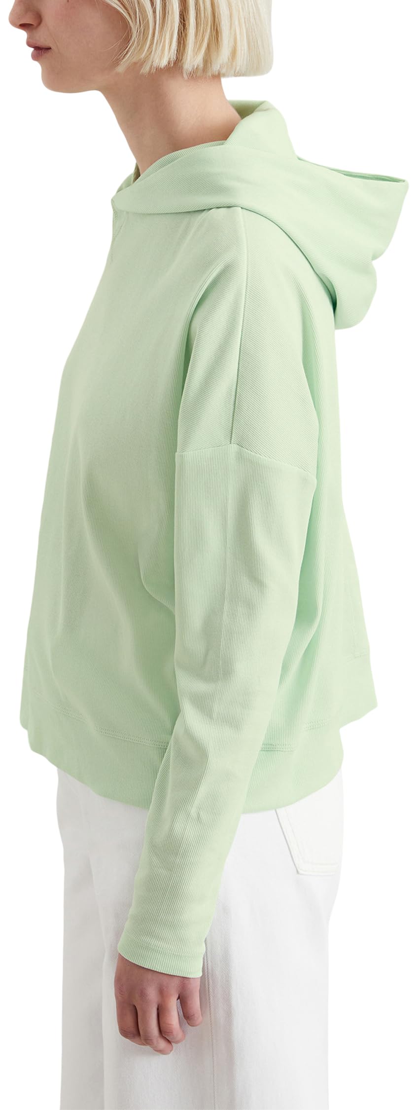 Marc OߴPolo Denim femmes sweat à capuche avec élasthanne relaxed fit, Vert (Mint Mist), S