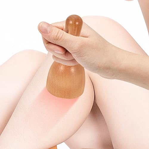 Miniatura 9 de Maderoterapia Herramientas de masaje de madera Herramientas de escultura Guasha masajeador para punto de activación Drenaje linfático Anti- Músculo