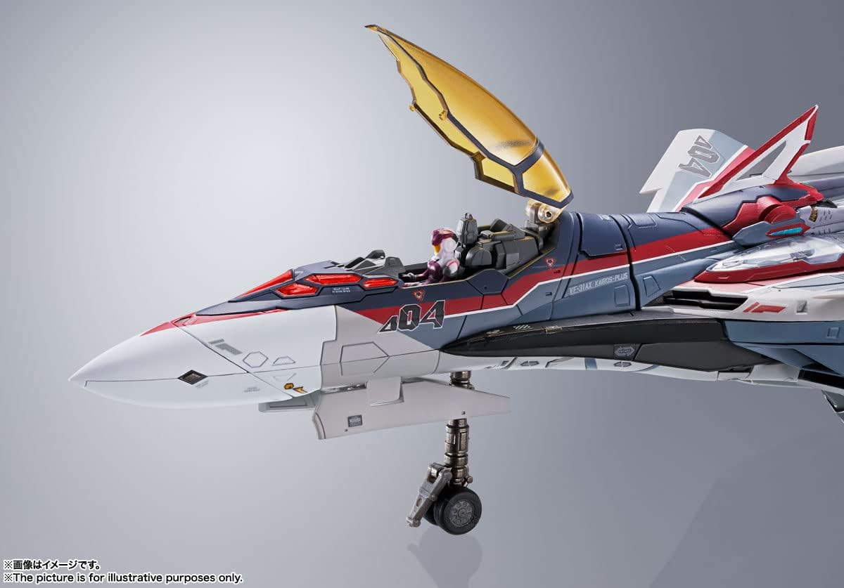 DX Chogokin Macross Δ Movie Version Absolute LIVE!! VF-31AX Kairos Plus (Mirage Farina Genus Machine) Approx. 10.2 inches (260 mm) ABS & Die-Cast & PVC Pre-Painted Action Figure Y
