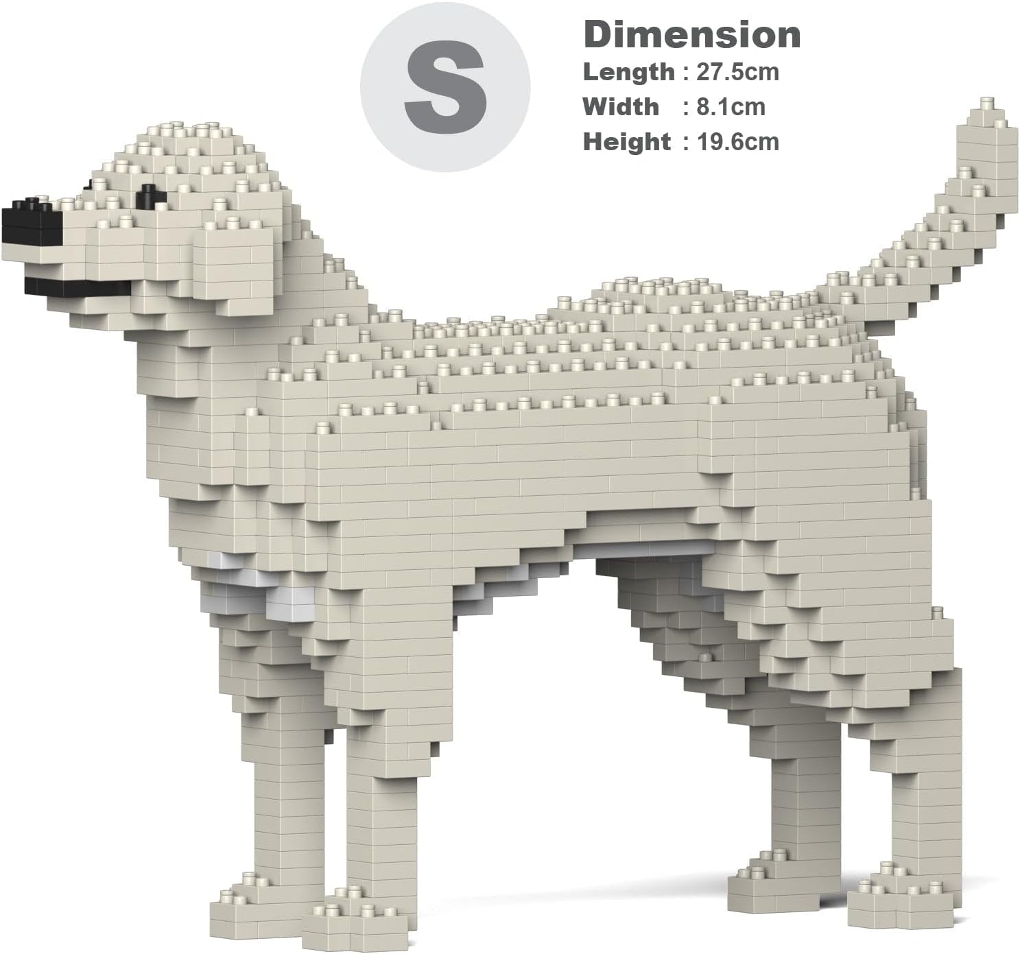 JEKCA Labrador Retriever 01S-M06 | Dog Plastic Building Blocks | Age 14+