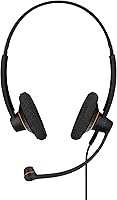 Vista 2 de EPOS Sennheiser Consumer Audio SC 60 USB ML (504547) - Double-Sided Business Headset For Skype for Business with HD Sound, Noise-Cancelling