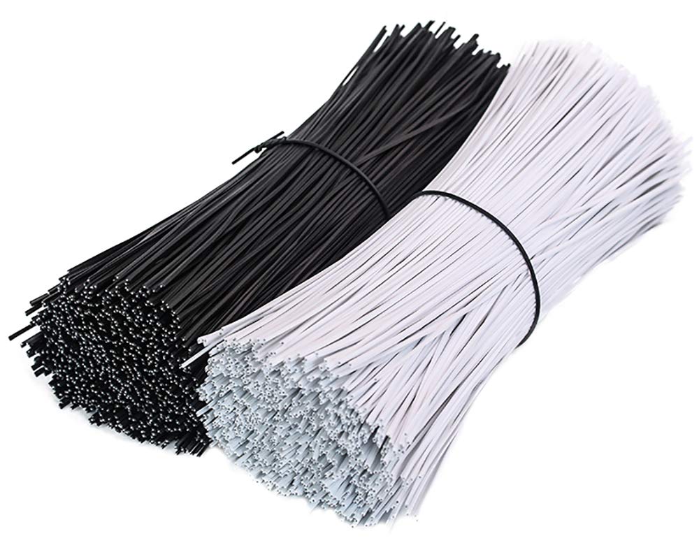 Fascette Plastica Per Giardinaggio - 500 Pezzi Nero, Con Filo Di Ferro - Per Piante E Cable Management - Foto 9