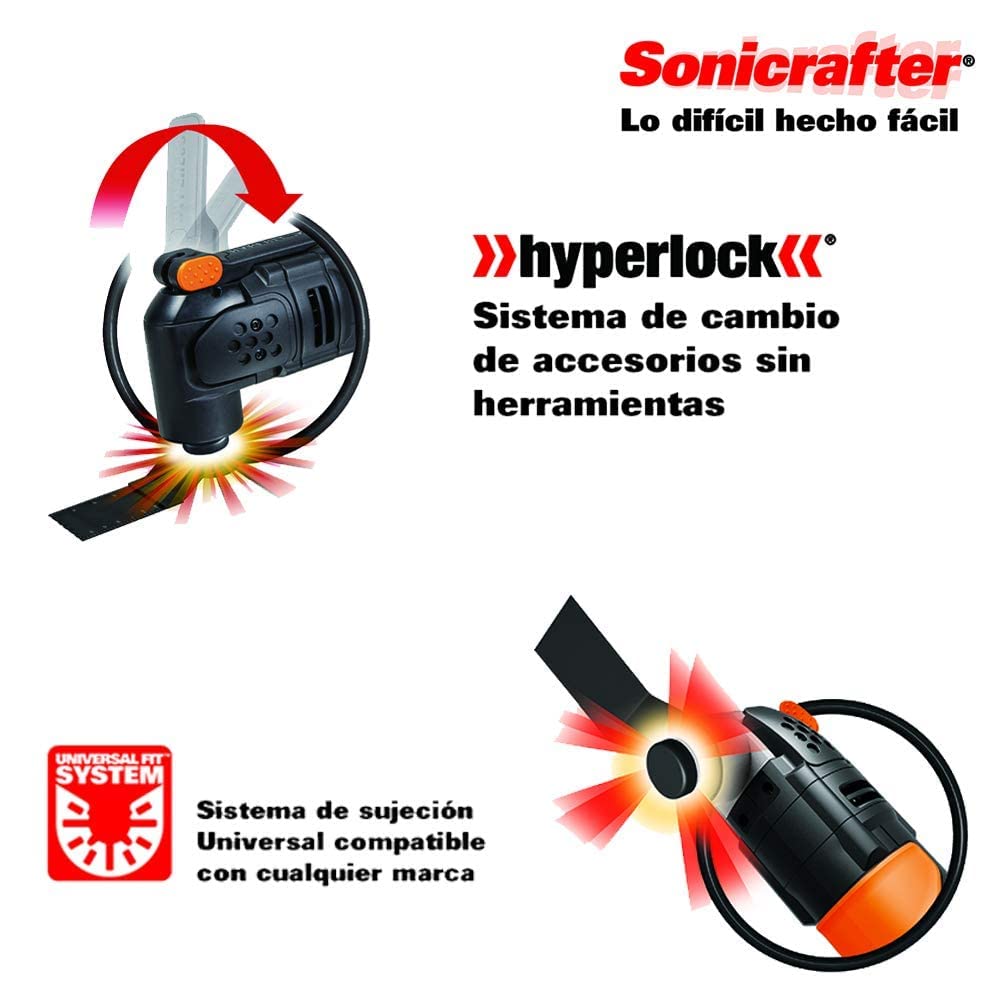 Multiherramienta Sonicrafter® 20V, Worx WX678.9 (Sin batería, ni Cargador)