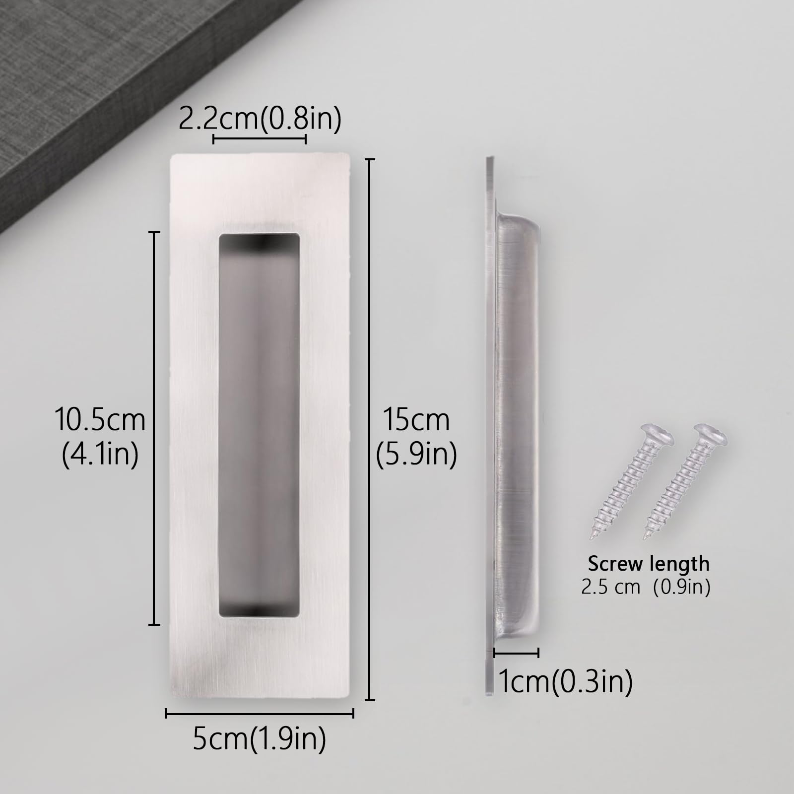 Maniglia Porta Rustica In Ghisa - 220mm Per Porte Fienili, Armadi E Giardino - Stile Vintage - Foto 9