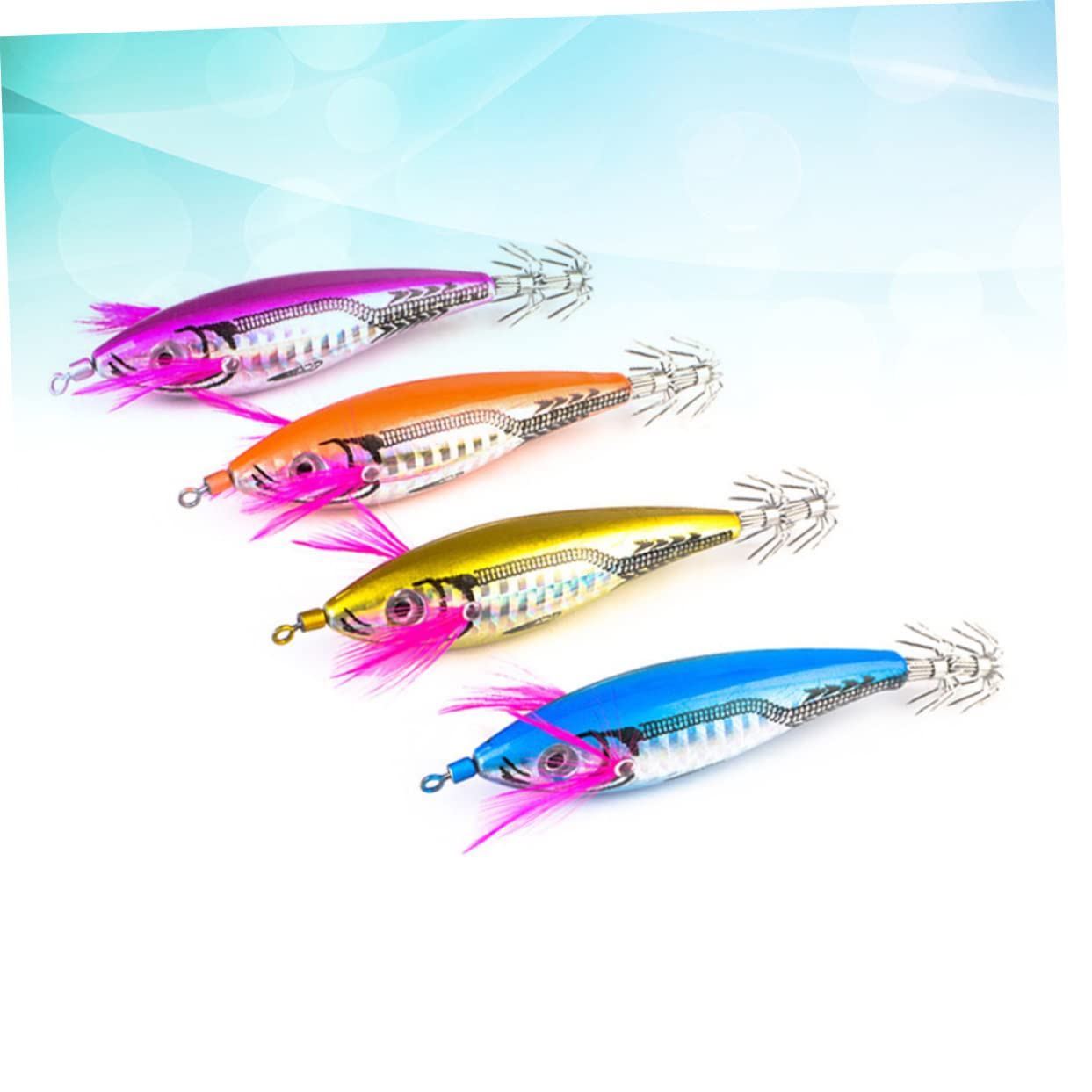 SUPVOX 12pezzi Esche Artificiale Bait Per Pesca All Aperto Accessori Di Pesca Leggeri e Resistenti e Per Amici