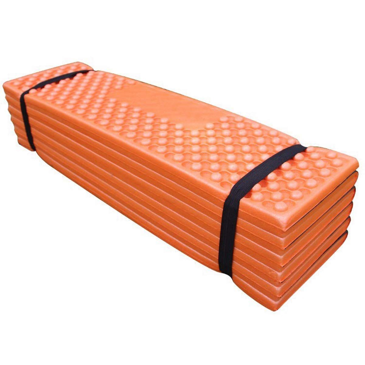 Tappetino da campeggio pieghevole da 187 x 57 cm, tappetino da campeggio pieghevole per tende da spiaggia arancia,One Size