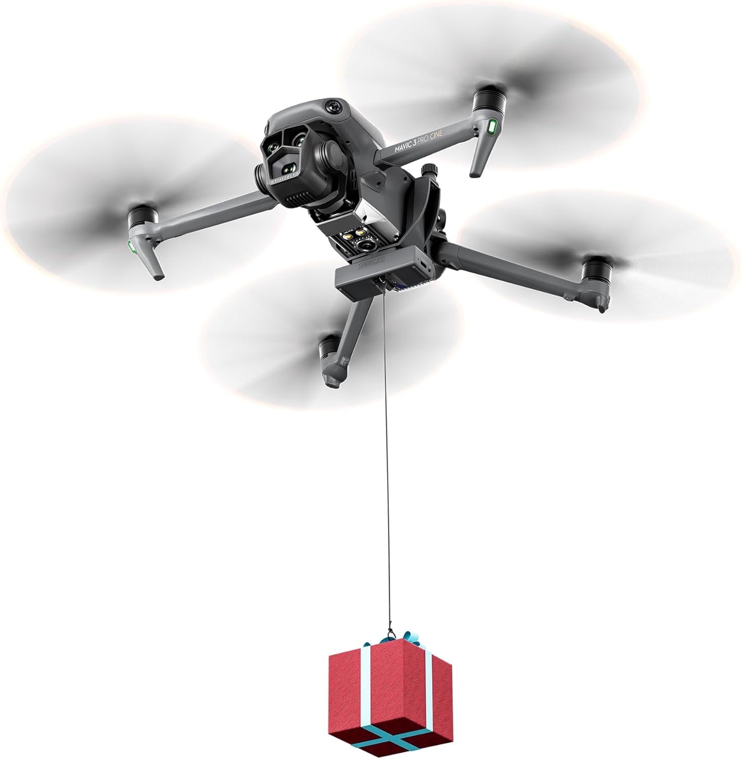 Drone Drop Release Airdrop Device for Dji Mavic 3/ Mavic 3 Pro/Mavic 3 Classic, Delivery Device Transport Thrower Wedding Drone Bait Release