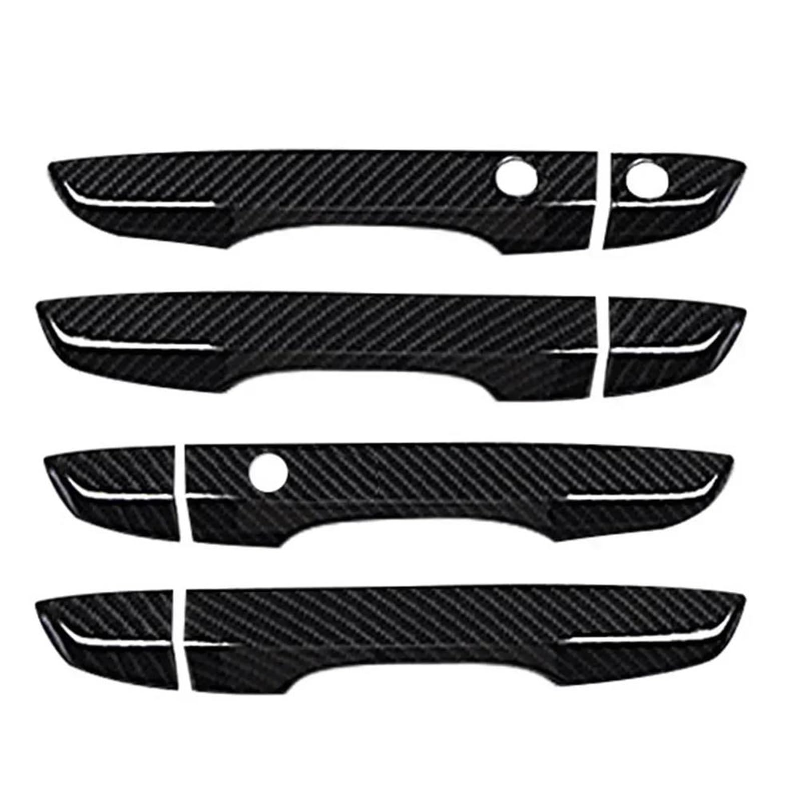 Zhqdrcy Cabon Fiber Door Open Handles For Civic For 10Th Gen 2016-2021 Car Door Handle Moulding Cover Trim(Cabon Fiber)