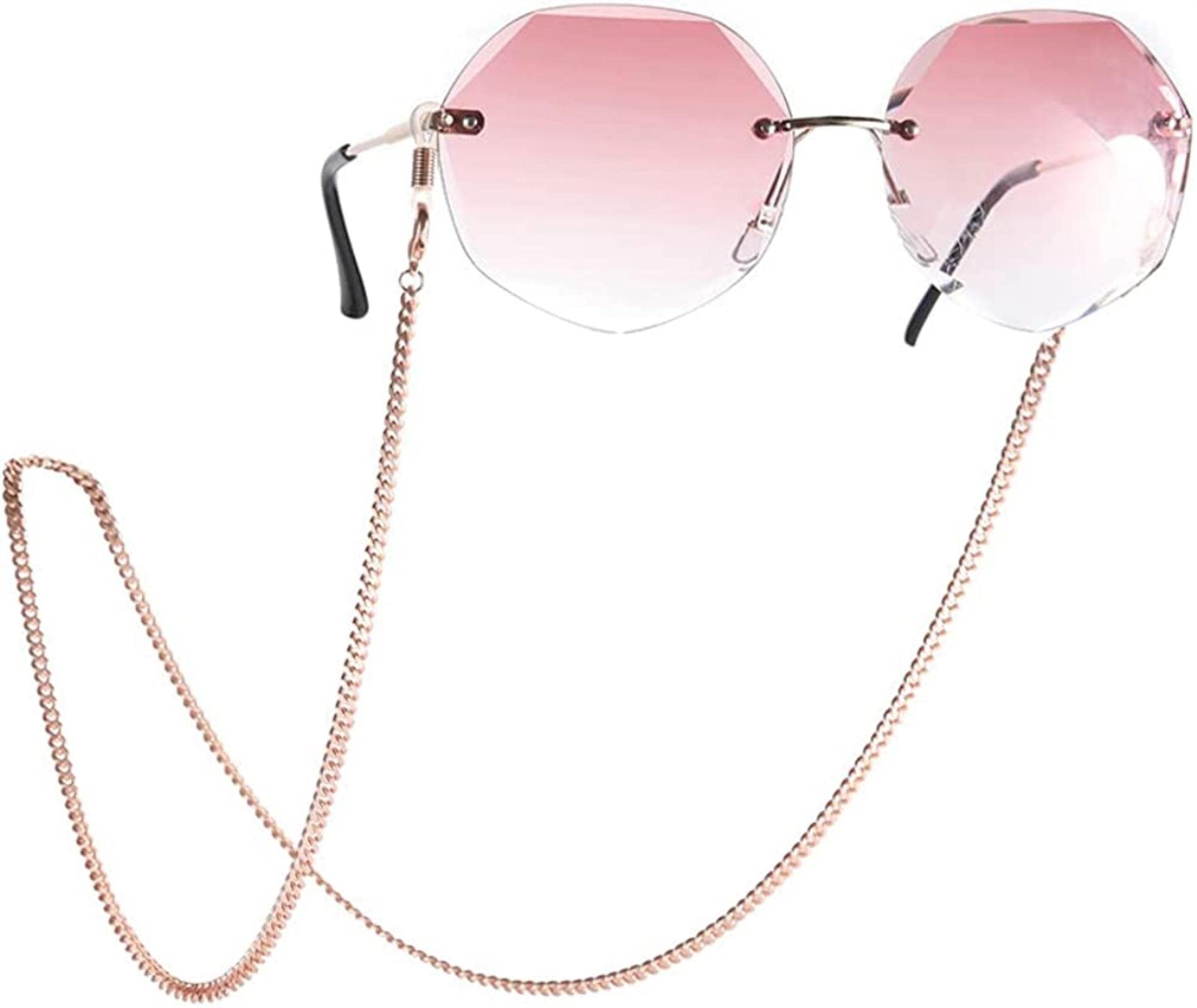 Cadena para Sujetar Gafas de Lectura, cordón para Gafas, Cadena para Gafas Alrededor del Cuello para Mujer
