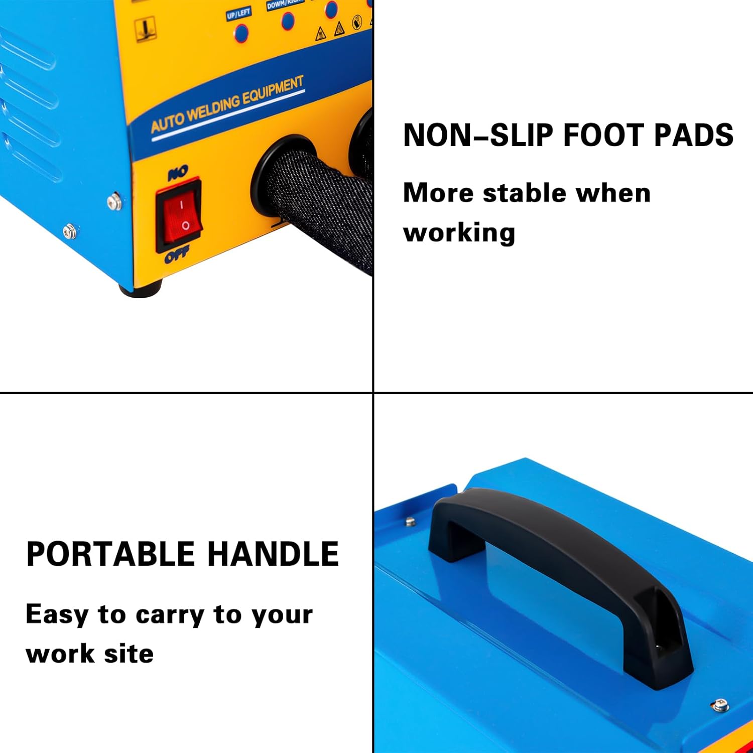 Futchoy Dent Puller Machine, 3KW Spot Dent Puller, 2000A Dent Puller Welder, 7 Modes Auto Body Dent Puller Welder, Digital Panel Welding Dent Puller, 110V Spot Dent Puller for Car Body Dent Repair