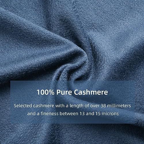 HOTDAY Pure Cashmere Shawl Wraps, Extra Large Thick Soft Pashmina Scarf, Solid Color Shawl, Winter Warm Wraps For Women4