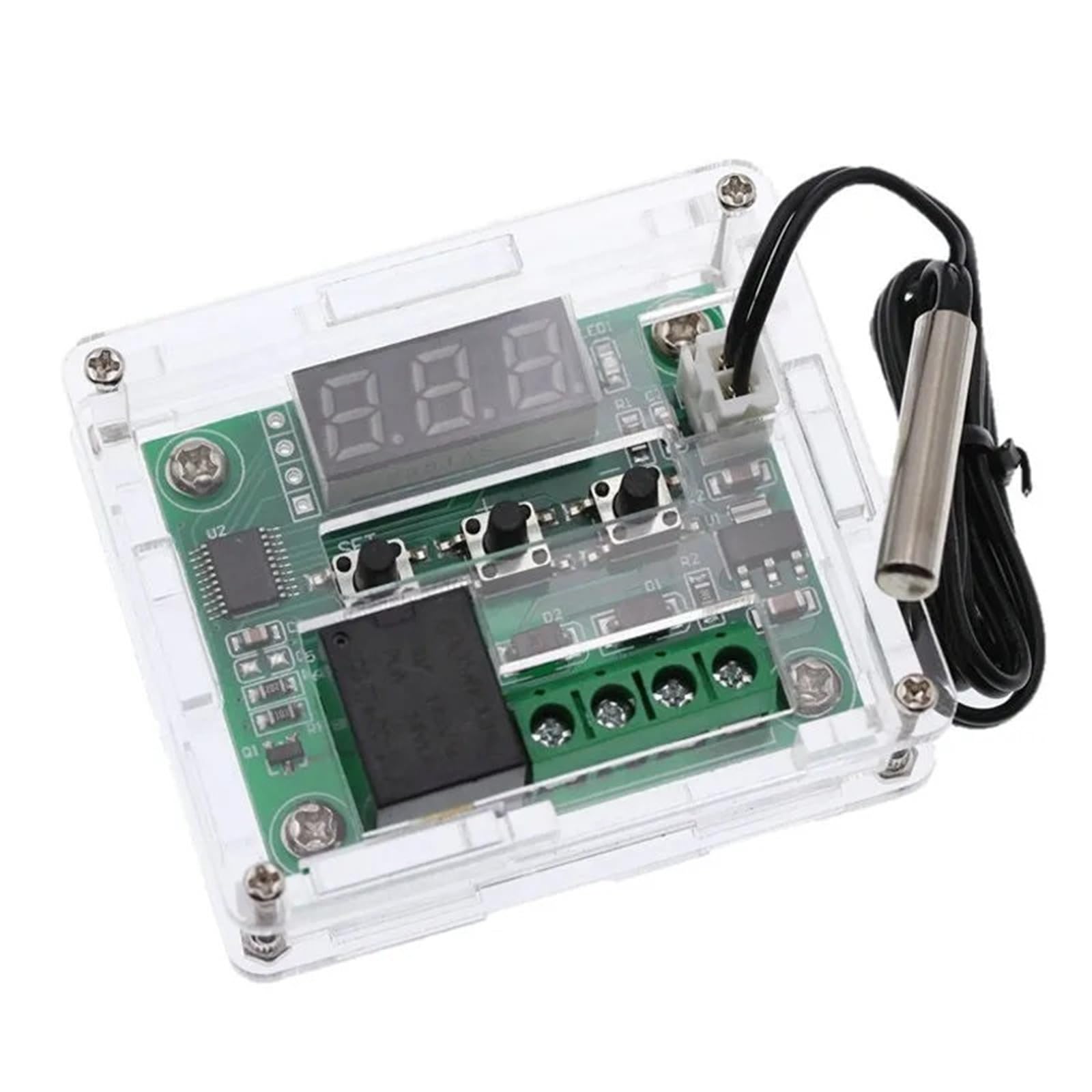 Régulateur de température W1209 DC 12V interrupteur thermique avec boîte