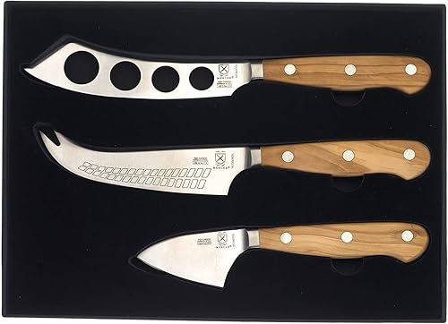 Miniatura 2 de Mercer Culinary Juego de cuchillos de queso de madera de olivo