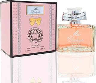 META-BOSEM Miss Delicate, Women Perfume Eau de Parfum Natural Spray - Floral Fresh Scent - Sweet Fragrance - Great Holiday Gift - for All Day Use - a Classic Bottle, 3.4 Fluid Ounce/100Ml