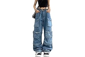 Y2K Fashion Low-Rise Wide Leg Harajuku Pants