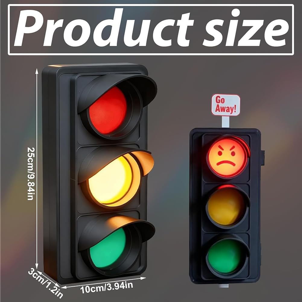 USB-Betriebene Ampel-Lampe 9,8 DREI-Farben-Wandlicht für Sozialen Status für Klassenzimmer, Schlafzimmer, Garagen-