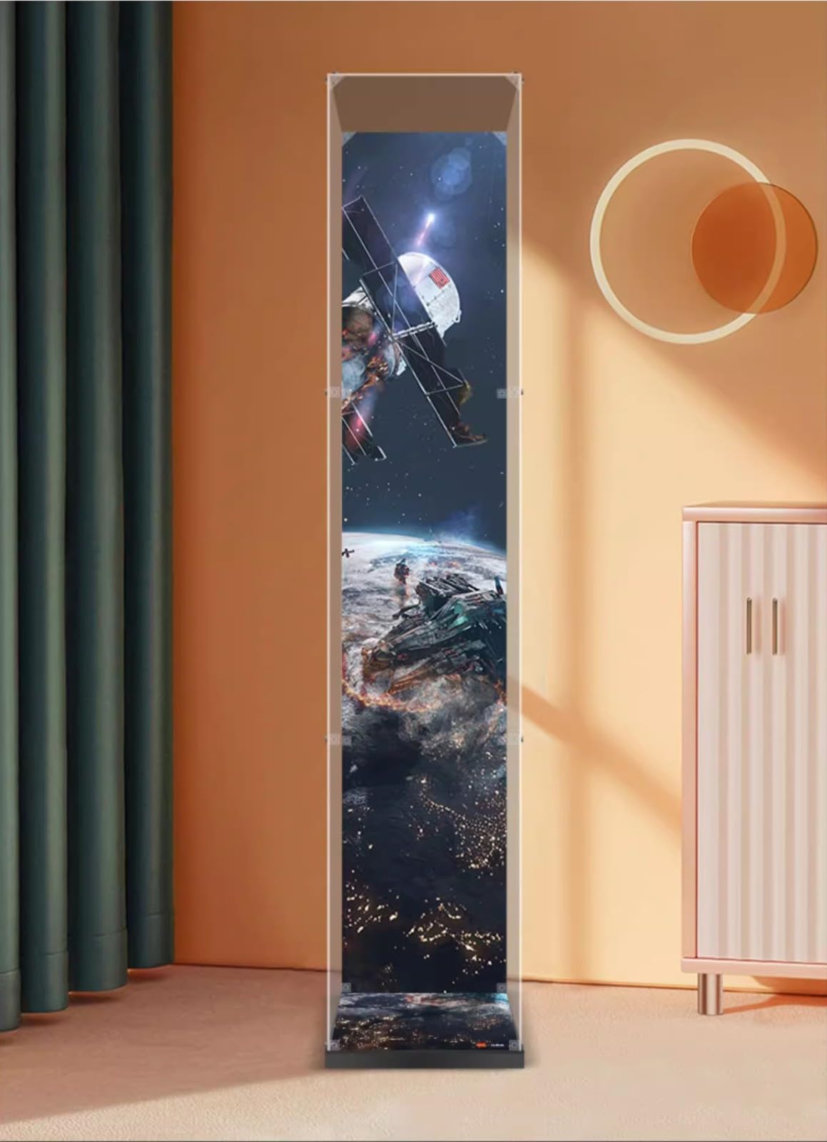 Acrylic Display Case Compatible With Le-go 92176 Rocket 21309