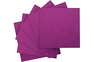IOOLEEM 4"x4" Purple Felt Sheets for Endless Creative Possibilities