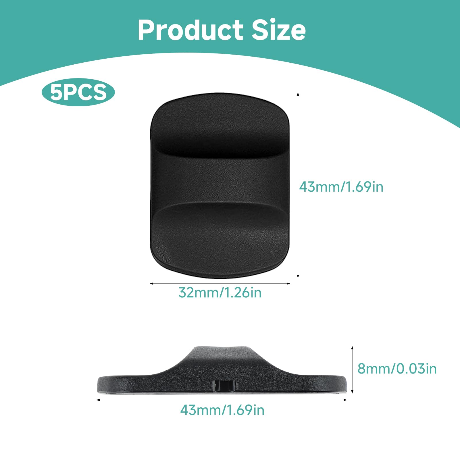 5 pezzi di ricambio magnetico per coperchi Yeti, copertura MagSlider durevole