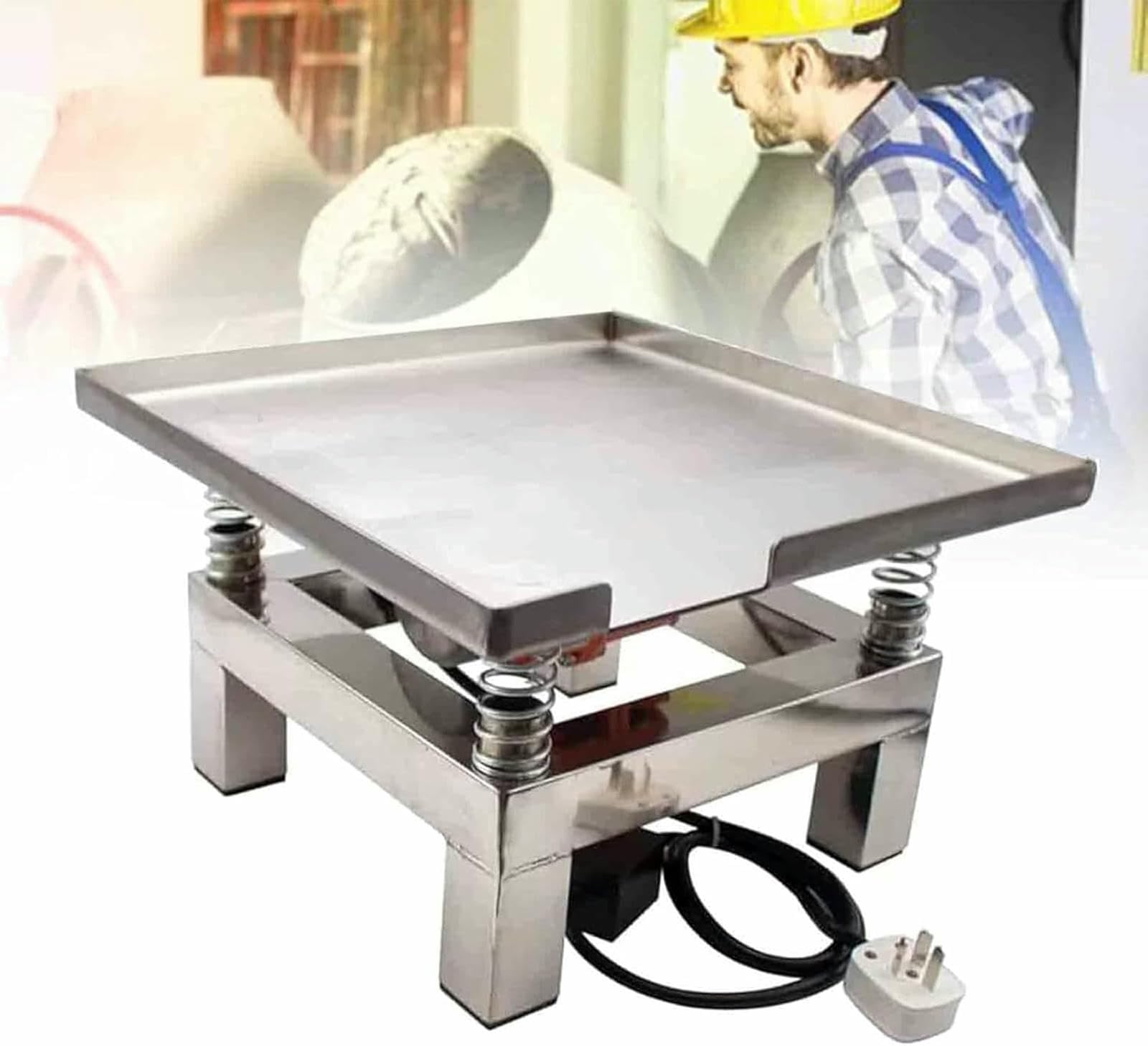 Tests de vibration du béton simplifiés grâce à cette mini table vibrante compacte