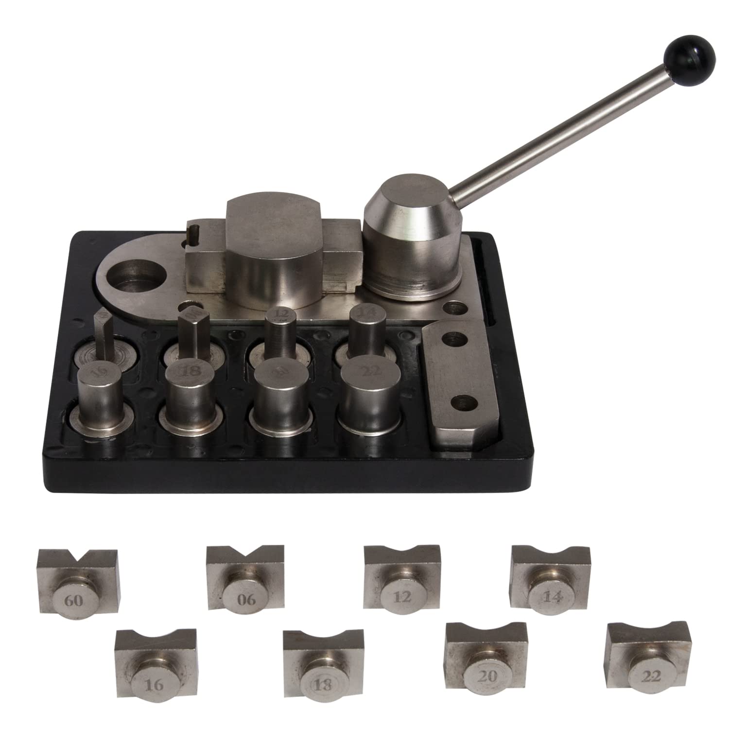 Ring Bender Bending Tool Set with 8 Dies Jewelry Ring and Metal Bending Tool