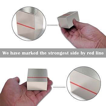 MAGNET POWDER & CLAY 2点セット 3/8 x 3/8 x 3/8 Inch Neodymium Rare Earth Cube Magnet N52