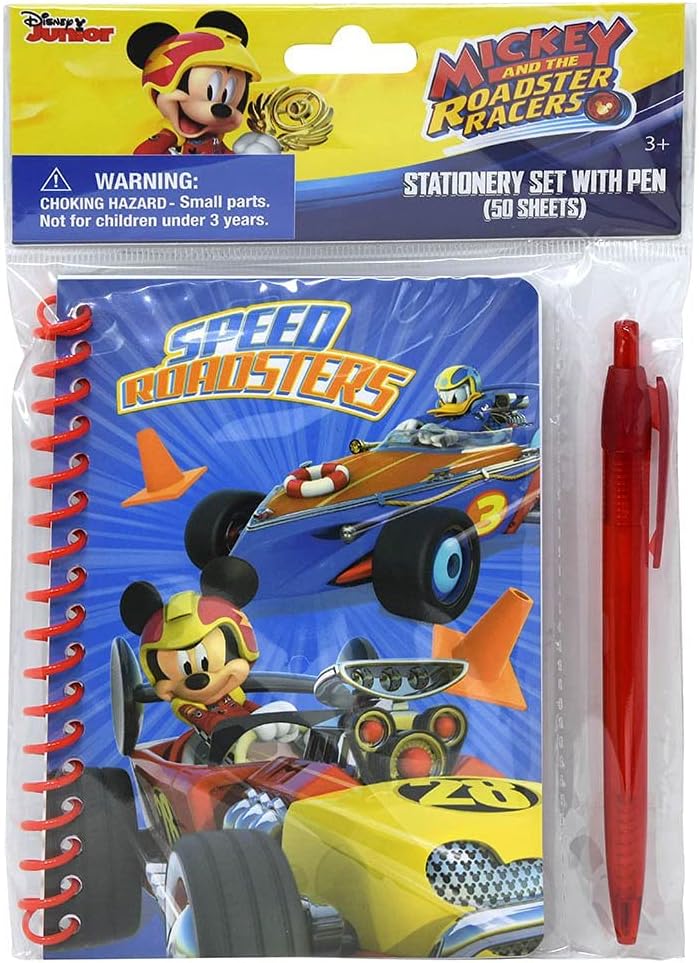 Innovative DesignsLLC Mickey Spiral Notebook with Pen in Poly Bag with