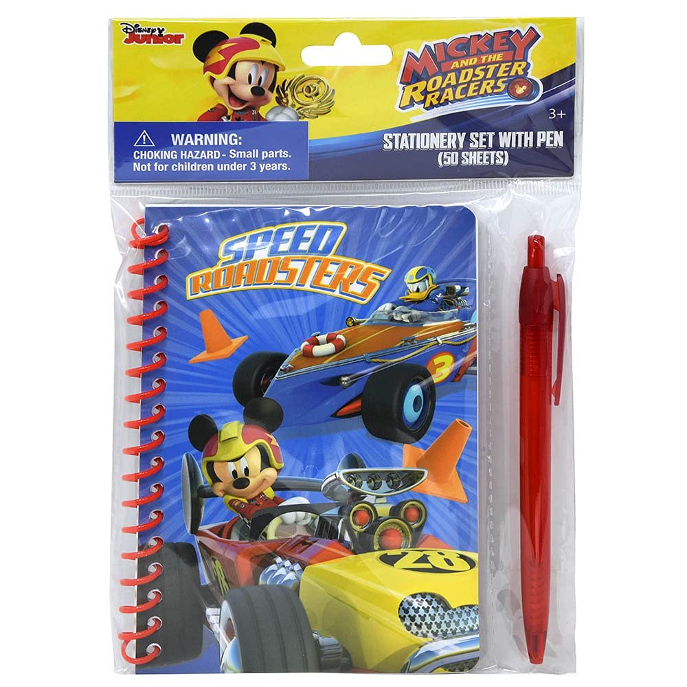 Innovative DesignsLLC Mickey Spiral Notebook with Pen in Poly Bag with