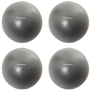 Amazon | ピラティスボール 25cm 4色 4個セット | バランス