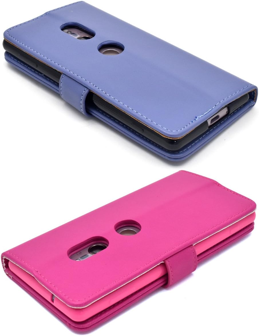 PLATA DSO03K-77PK Xperia XZ2 SO-03K / SOV37 / 702SO Case, Pocketbook Type, Xperia Trend Color Cover, Inner TPU Soft Case, Stand Available, Card Pockets, Pink